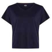 Damen-Funktionsshirt Icebreaker Women Mer 150 Lodge SS Tee dunkelblau Midnight Navy