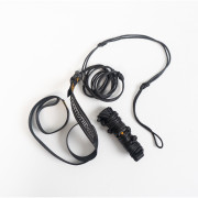 Seile für Hängematte Ticket to the Moon Lightest Straps schwarz