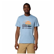 Herren-T-Shirt Columbia Path Lake™ Graphic Tee II blau/hellblau Ripple Blue, Peaceful Perspective