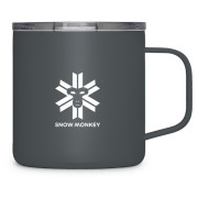 Thermotasse Snow Monkey Booster grau 0,3l granite