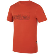 Herren-T-Shirt Zulu Bambus Alpine 210 Short rot/orange terracotta