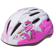 Kinderhelm Etape Rebel rosa/weiß White/Pink