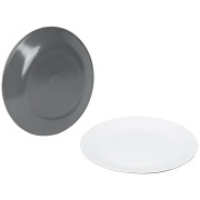 Teller-Set Bo-Camp Dinner plate Two tone - 4Stk grau Grey