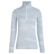 Damen-Funktionsshirt Icebreaker Women M 260 Tech Vertex LS HZ Chillwave blau/weiß Snow/Zincblue/J