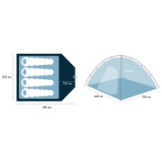 Zelt Zulu Dome 4 Plus Black