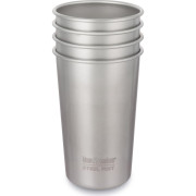 Set Edelstahl Trinkbecher Klean Kanteen Steel Pint 473 ml silber Brushed Stainless
