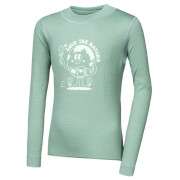 Kinder-Funktionsshirt Sensor Merino DF Planet Basil Green hellgrün Basil Green
