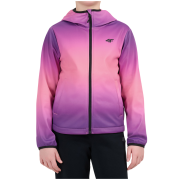 Kinder-Softshell-Jacke 4F Softshell Jacket F603 Multicolour 3 Allover rosa Multicolour 3 Allover