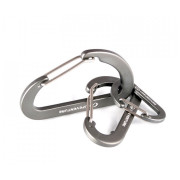 Karabiner LifeVenture Karabiners (3 Pack) grau