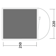 Zeltunterlage Outwell Footprint Sky 2