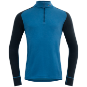 Herren-Rollkragenpullover Devold Duo Active Man Zip Neck blau/hellblau BLUE/INK
