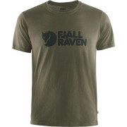 Herren-T-Shirt Fjällräven Logo T-shirt M grün 633_Dark Olive