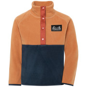 Kinder-Sweatshirt Didriksons Monte Kids Half Bu 6 Almond Tree orange/blau Almond Tree