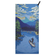 Schnelltrocknendes Handtuch PackTowl Personal Body hellblau Daydream Print