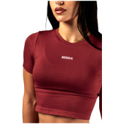 Damen-Top Nebbia Seamless crop top with SS Power