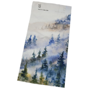 Multifunktionstuch High Tail Designs Hiking Gaiter Foggy Forest hellblau Foggy Forest