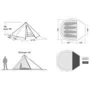 Wanderzelt Robens Venturer 4 LW