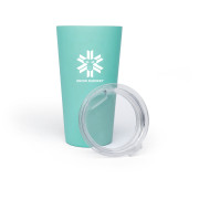 Thermotasse Snow Monkey Enjoyer 473 ml hellblau mint