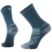 Herrensocken Smartwool Hike Light Cushion Crew blau/weiß twilight-pewter