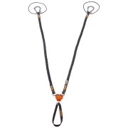 Rundschlinge Camp X-Gyro Leash - 85/129 Cm schwarz/orange
