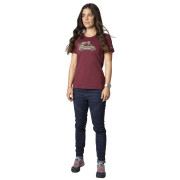 Damen-T-Shirt Dynafit Graphic Co W S/S Tee rot/rosa 6561 - burgundy/DYNAVAN
