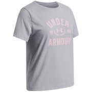 Kinder-Funktionsshirt Under Armour UA G Varsity SS Mod Gray Light Heather