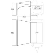 Vordach Vango AirBeam Sky Canopy for Caravan & Motorhomes 2.5M