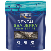 Hundeleckerlis Fish4Dogs Dental Sea Jerky Fish Strips 100g