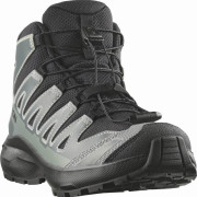 Kinderschuhe Salomon Xa Pro Mid Wp J Black-Sedona Sage-Wrought Iron
