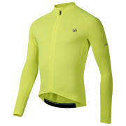 Herren Radtrikot Dare 2b Lightning Long Sleeve Jersey gelb Fluro Yellow