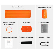 Aufblasbare Isomatte Flextail TINY Sleeping Pad R05 AVS - with pump 196 cm