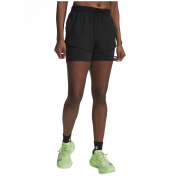 Damenshorts Under Armour Velociti Pro 4" 2N1 Short schwarz Ultimate Black / / Reflective