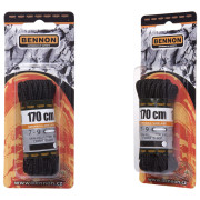Schnürsenkel Bennon Laces Black Box 170 cm