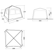 Zelt Outwell Fastlane 300 Shelter