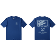 Herren-T-Shirt Vans Stacked Hi SS Tee blau classic blue