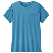 Damen-T-Shirt Patagonia Women's Capilene Cool Daily Shirt - Cloud Crag blau Shore Blue - Light Shore Blue X-Dye