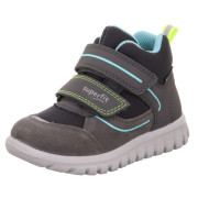 Kinderschuhe Superfit Sport7 Mini Grau/Gelb grau Grau/Gelb