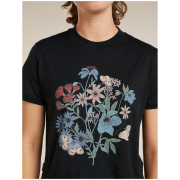 Damen-T-Shirt Icebreaker Merino 150 Tech Lite SS Crop Tee NZ Flora