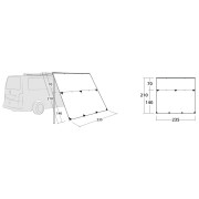 Seitenplane Outwell Hillcrest Tarp