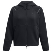 Damen Funktions-Sweatshirt Under Armour Unstoppable Fleece FZ schwarz Black