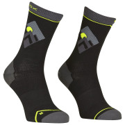 Herrensocken Ortovox Alpine Light Comp Mid Socks M schwarz/grau Black Raven