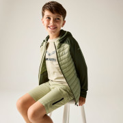 Kinderjacke Regatta Junior Andreson Hybrid DkKhaki/LtSg