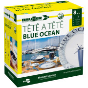 Geschirrset Brunner Set tête-à-tête Blue Ocean 8 pcs