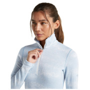 Damen-Funktionsshirt Icebreaker Women M 260 Tech Vertex LS HZ Chillwave