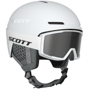 Set Helm und Brille Scott Track + Trace weiß White
