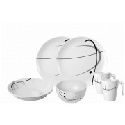 Geschirrset Brunner Set tête-à-tête Serenade 8 pcs weiß