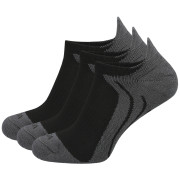 Socken MOOA Bamboo Active Low 3-pack schwarz/grau Black/Grey