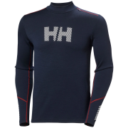 Herren-Funktionsshirt Helly Hansen Lifa Merino Midw Logo dunkelblau Navy