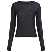 Damen-T-Shirt Icebreaker Women Merino Blend 75 Cool-Lite™ Featherlight™ LS Crewe schwarz Black