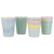 Tassen-Set Bo-Camp Cup Barfleur 4p melamine mix1 Pastel